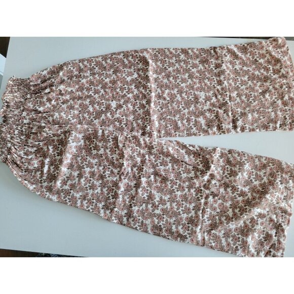 Joie Womens Cotton Smocked Waist Wide Leg All-Over Print Floral Pants NWOT L - Picture 5 of 6